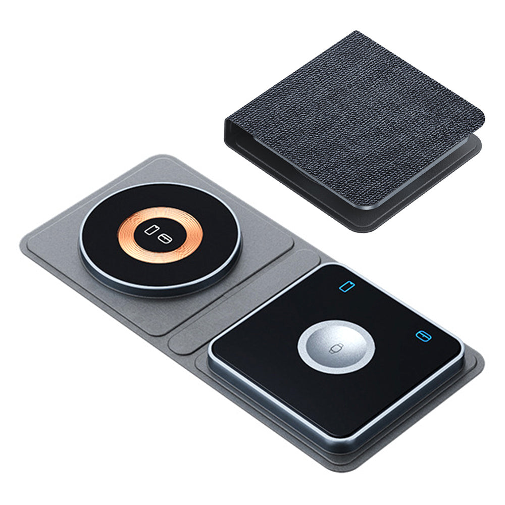 XH-X8C Cell Phone Magnetic Wireless Charger 3-in-1 15W Charging Pad, Tempered Glass Version, Without Stand XH-X8C Cell Phone Magnetic Wireless Charger 3-in-1 15W Charging Pad, Tempered Glass Version, Without Stand